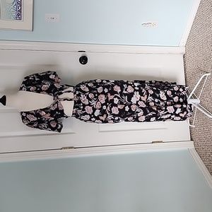 Amuse Society Size S Pink Floral Dress